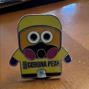 Corona Peak Amazon Yellow Hazmat Enamel Pin